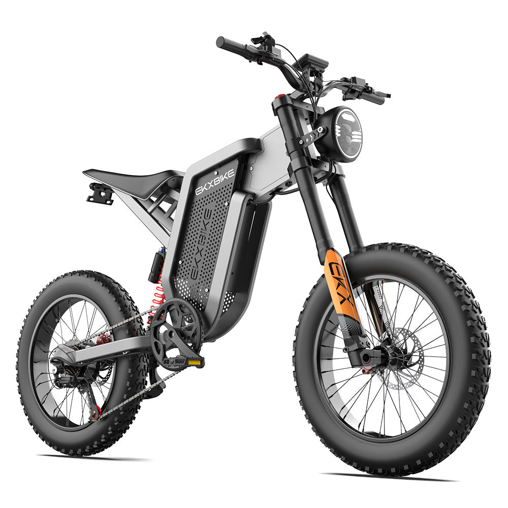 EKX X21 Adults Electric Bike 2000W 48V35AH 55km/h Samsung Battery Snow Electric Motorcycles 20“*4.0 Off Road Tyre Mountain Ebike