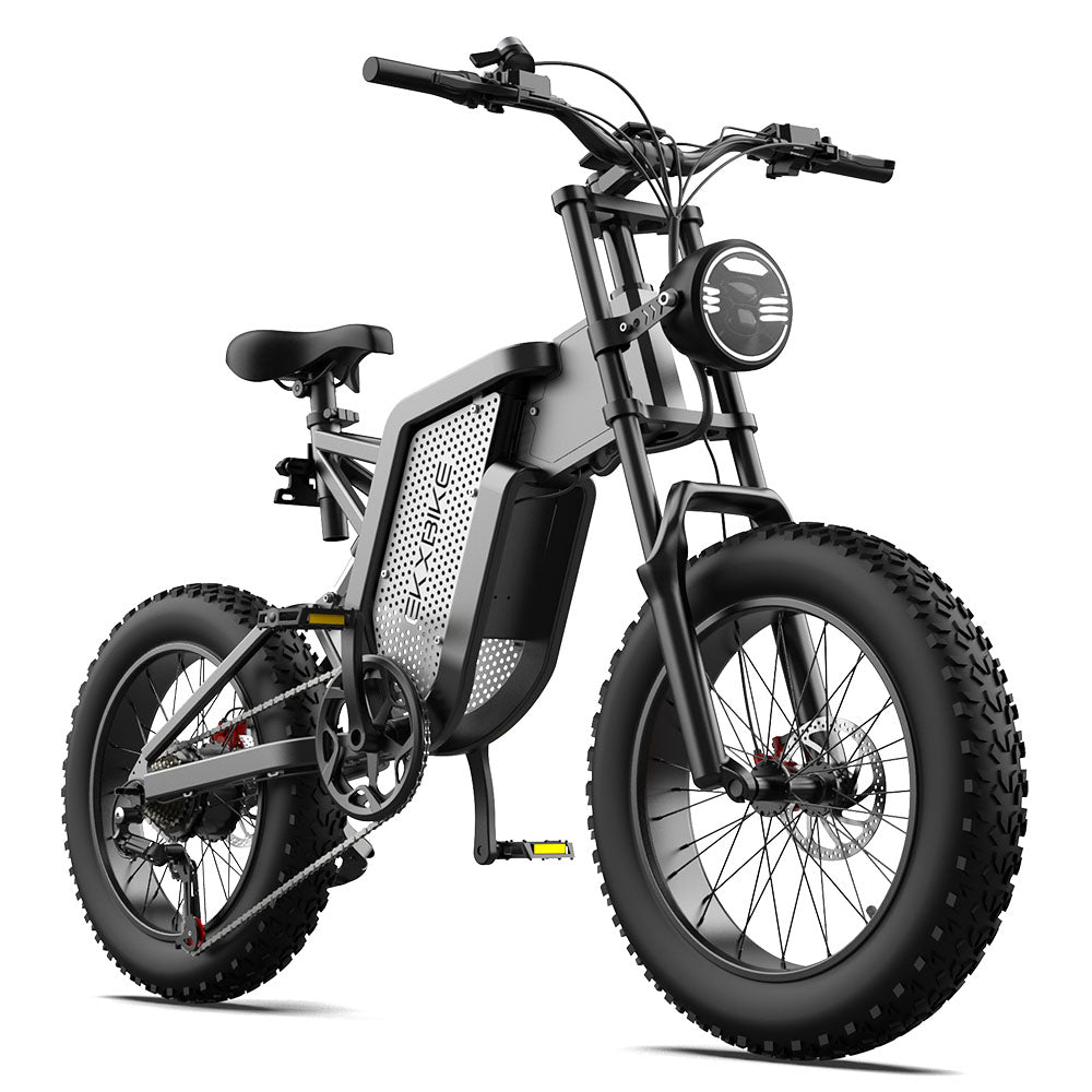 EKX X20 Electric Bike Mountain Moped Ebike 20 Inch Fat Tire 2000W 48V 35AH Men's Road EBike Electric Bicycle For Adults E Bikes