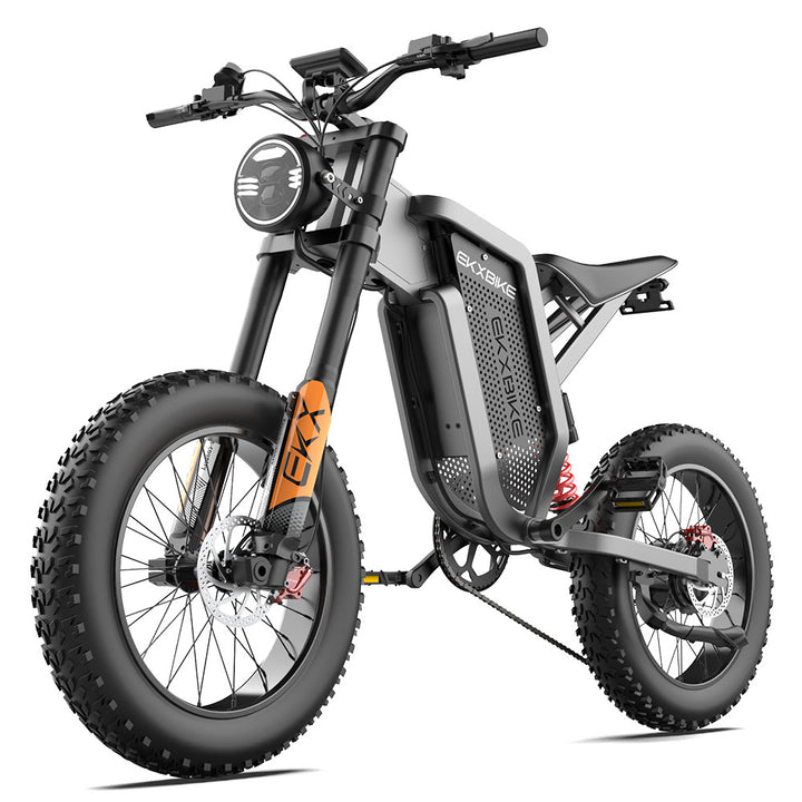 EKX X21 Adults Electric Bike 2000W 48V35AH 55km/h Samsung Battery Snow Electric Motorcycles 20“*4.0 Off Road Tyre Mountain Ebike