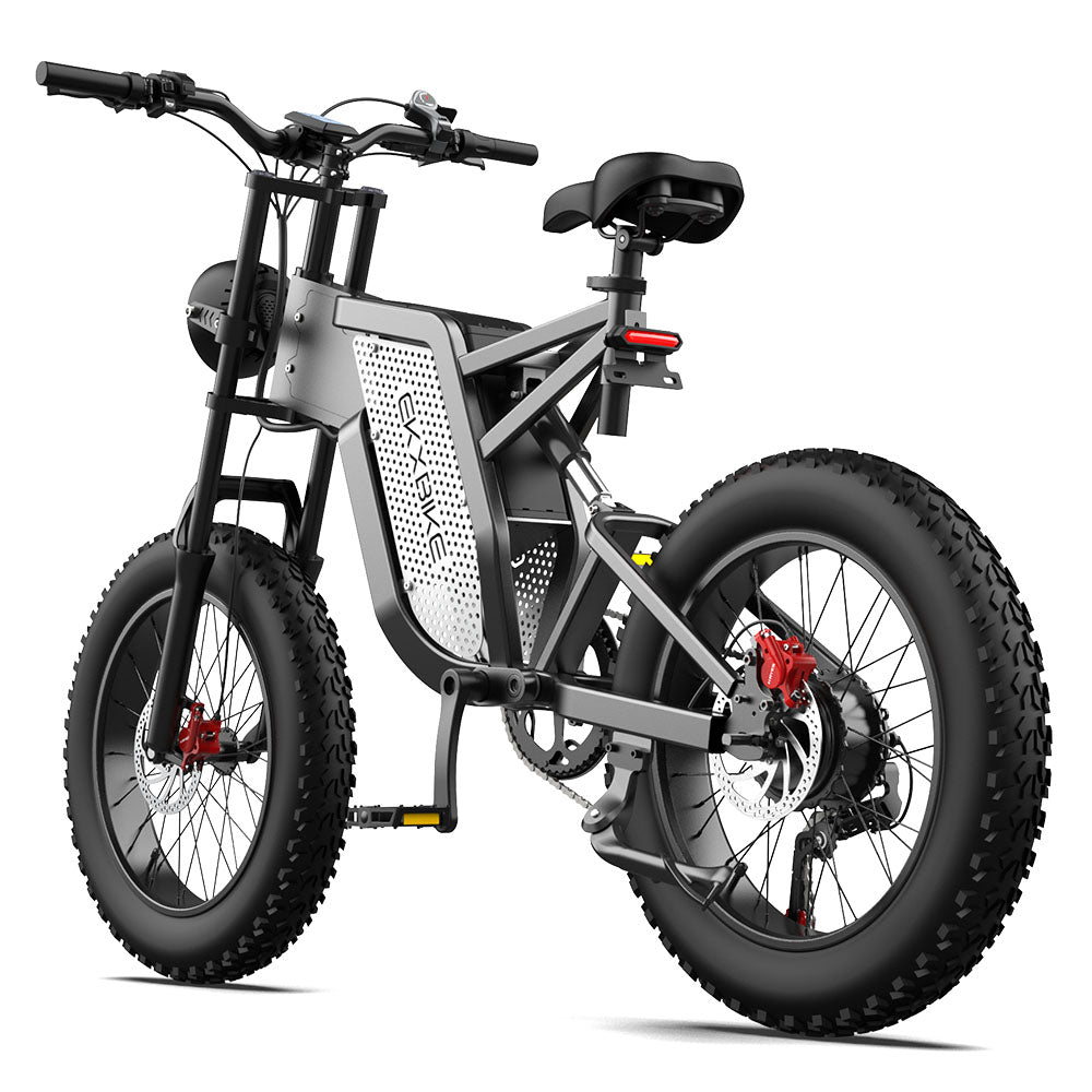 EKX X20 Electric Bike Mountain Moped Ebike 20 Inch Fat Tire 2000W 48V 35AH Men's Road EBike Electric Bicycle For Adults E Bikes