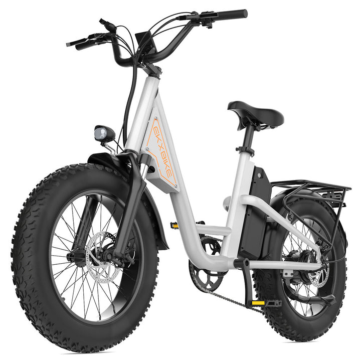 EKX L1 Electric Bike 20‘’*4.0 Fat Tires 1000W Motor 48V15.6AH Lithium Battery Road Electric Bicycle For Adults Mountain E-Bike MTB